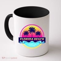 Florida Beach Retro Coffee Mug thumb 0