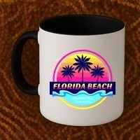Florida Beach Retro Coffee Mug thumb 2