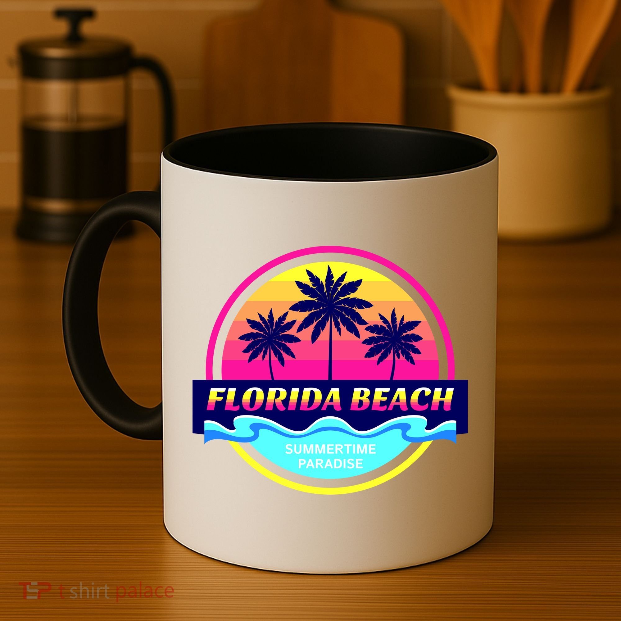 Florida Beach Retro Coffee Mug