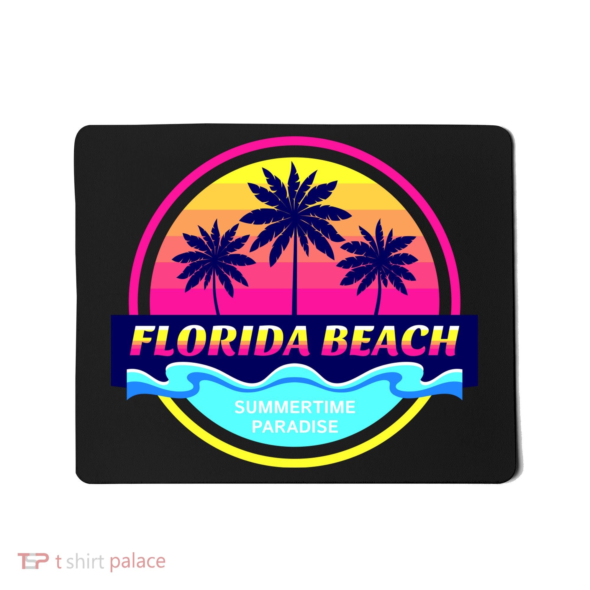 Florida Beach Retro Mousepad
