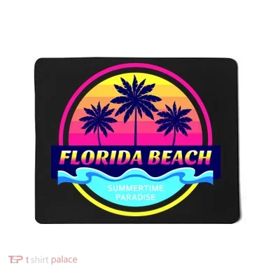 Florida Beach Retro Mousepad