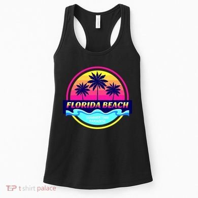 Florida Beach Retro Women's Tank Top