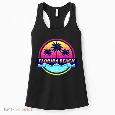 Florida Beach Retro Women's Tank Top