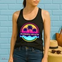 Florida Beach Retro Women's Tank Top thumb 2