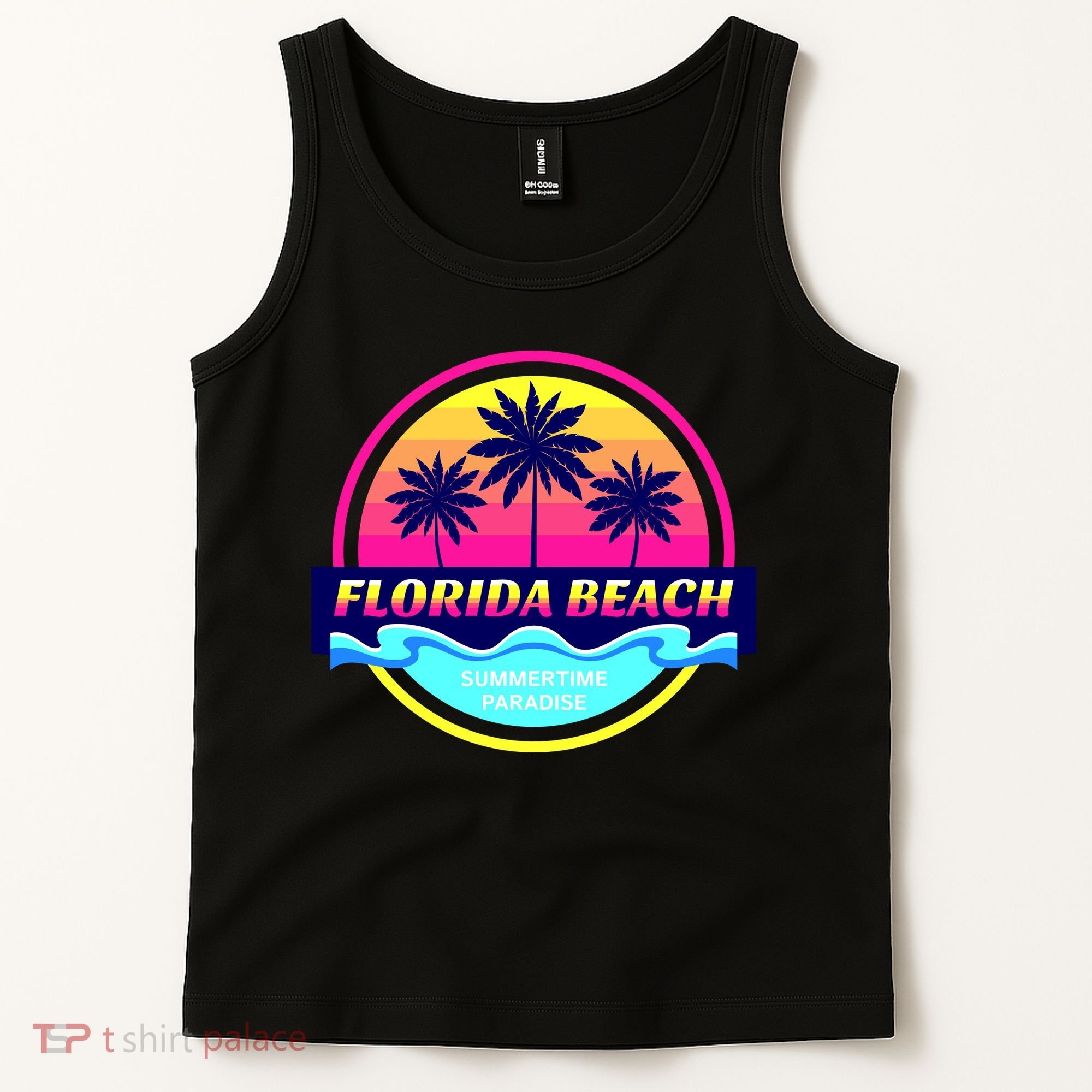 Florida Beach Retro Tank Top