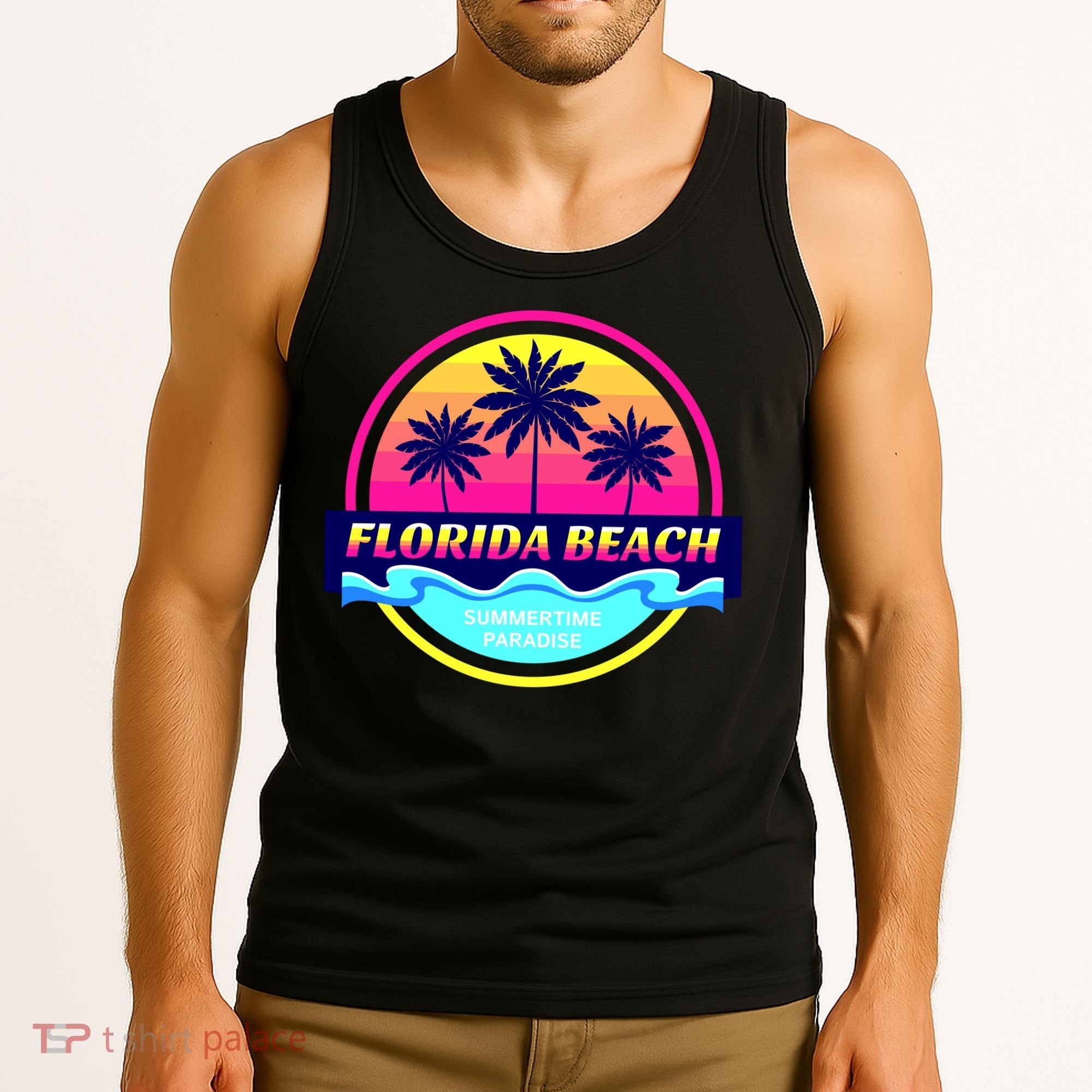 Florida Beach Retro Tank Top