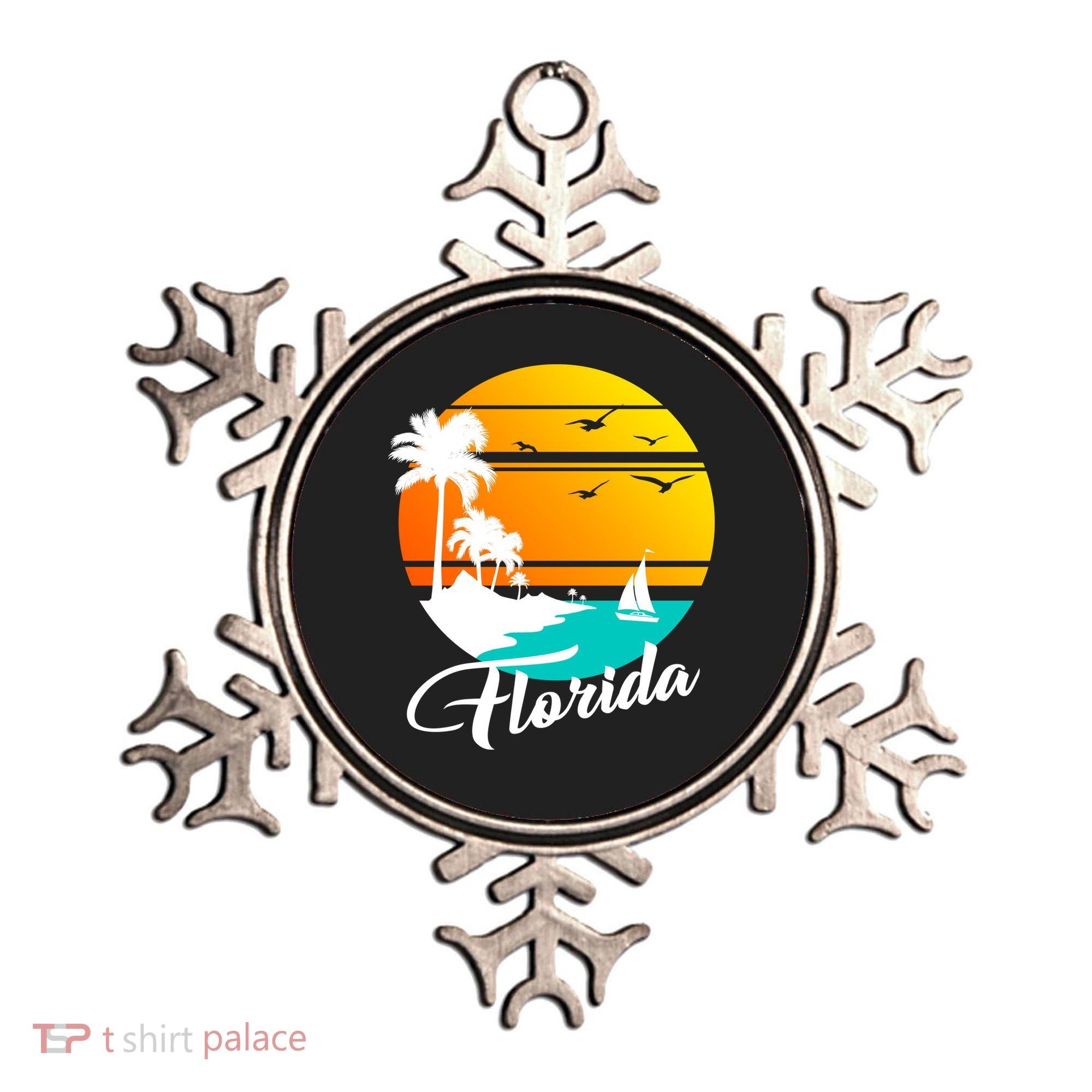 Florida Beach Sunset Ornament