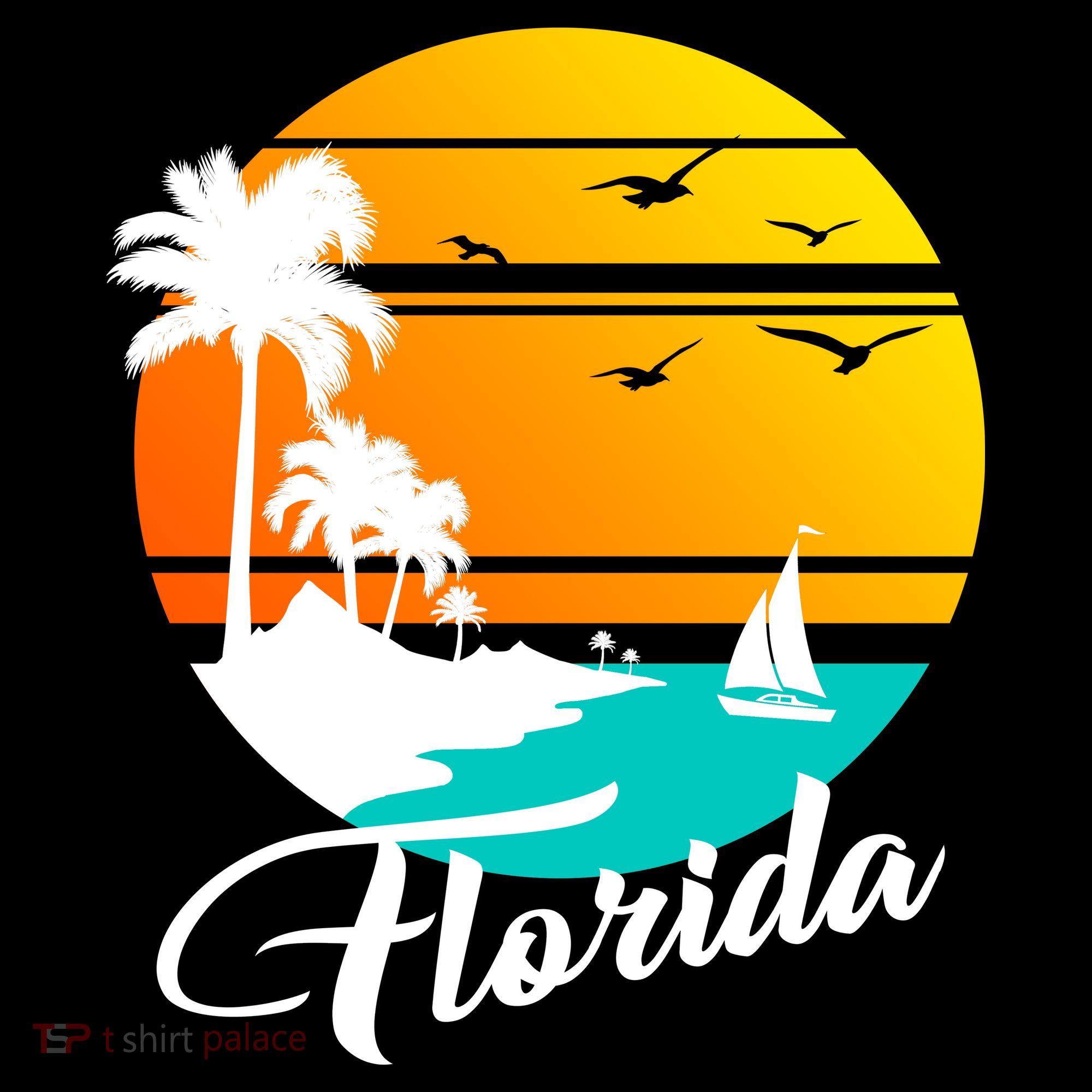 Florida Beach Sunset Ornament
