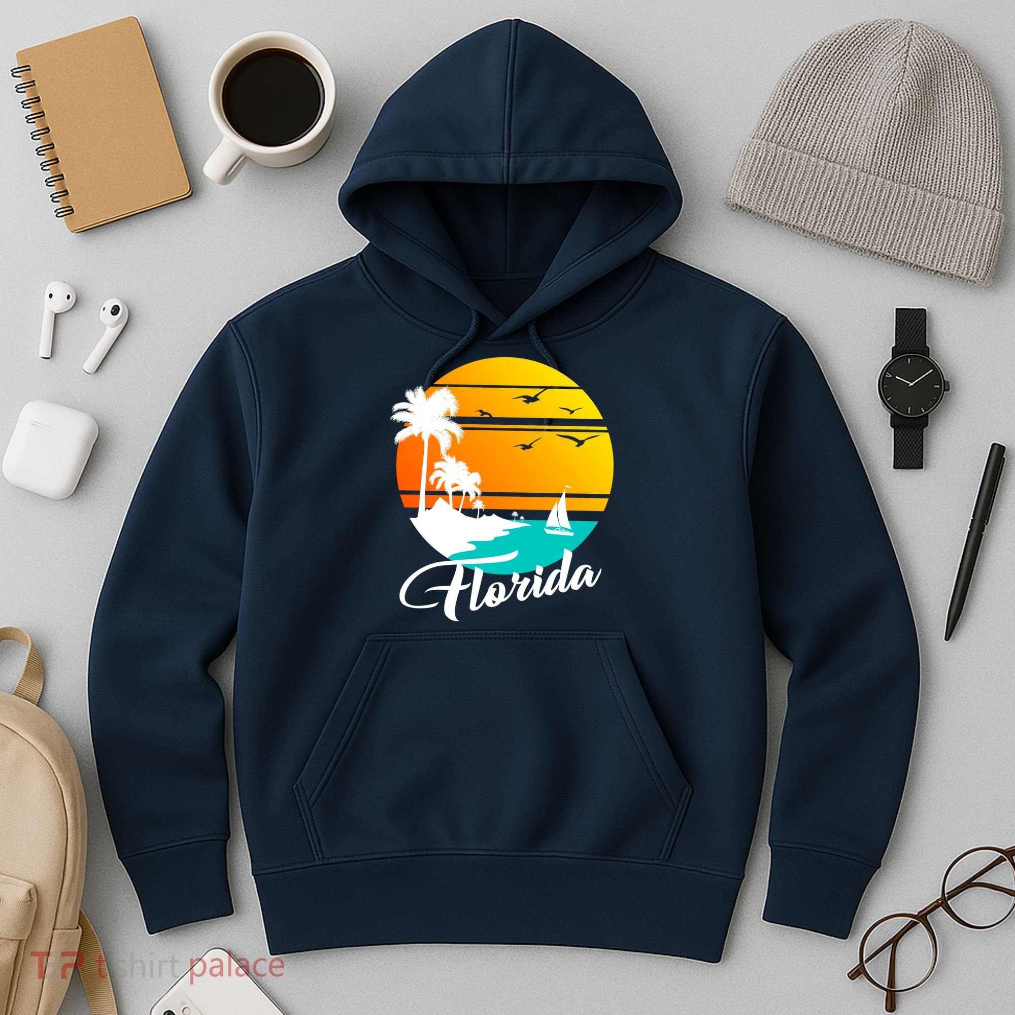 Florida Beach Sunset Hoodie