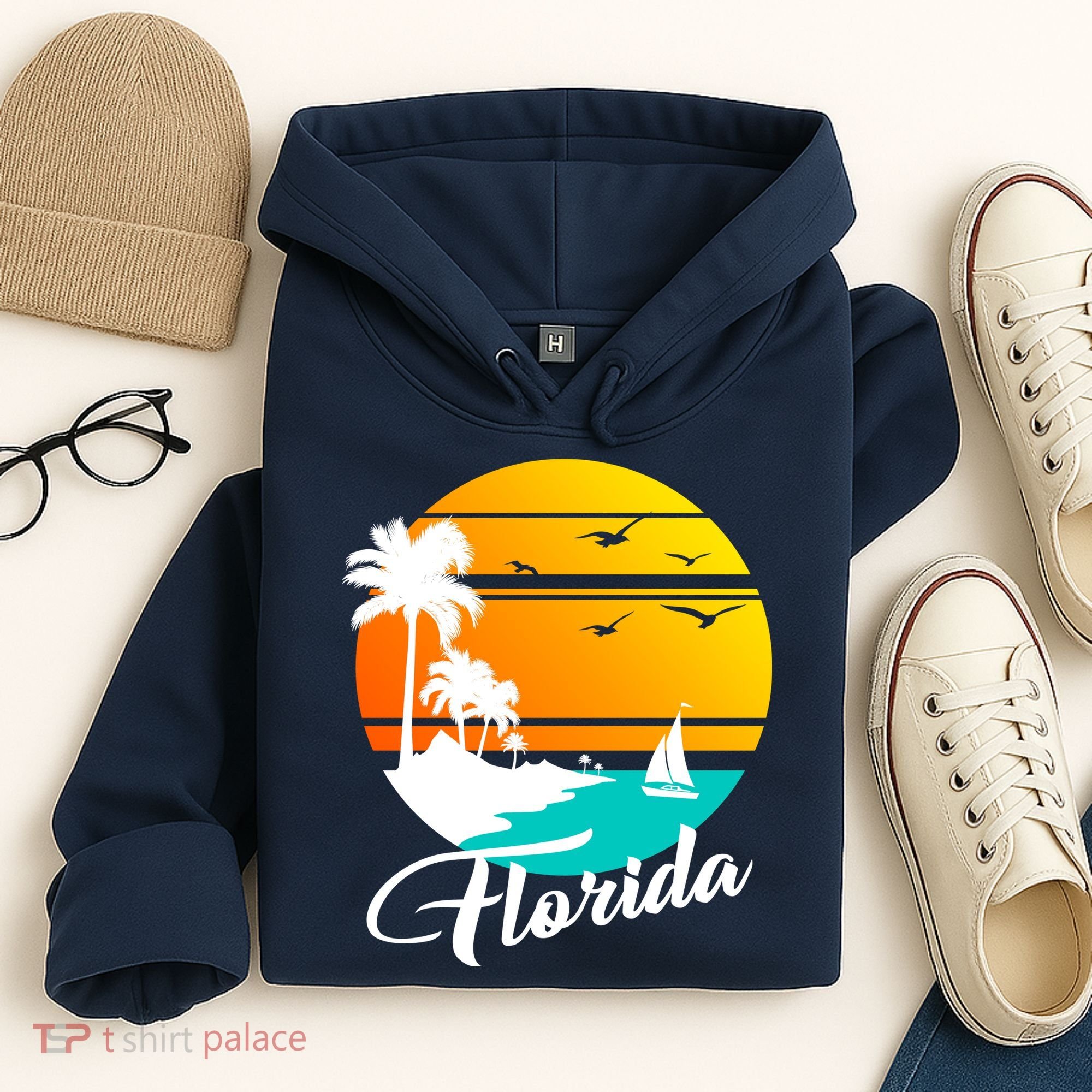 Florida Beach Sunset Hoodie