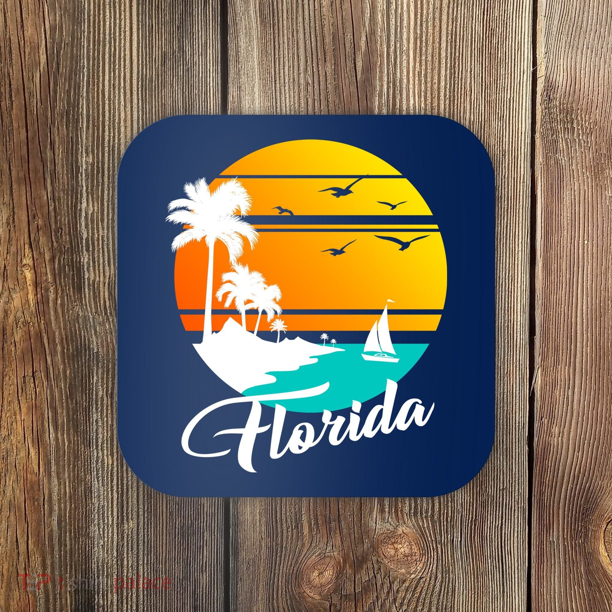 Florida Beach Sunset Coaster