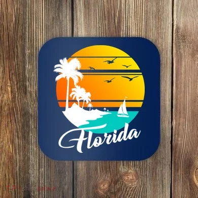 Florida Beach Sunset Coaster