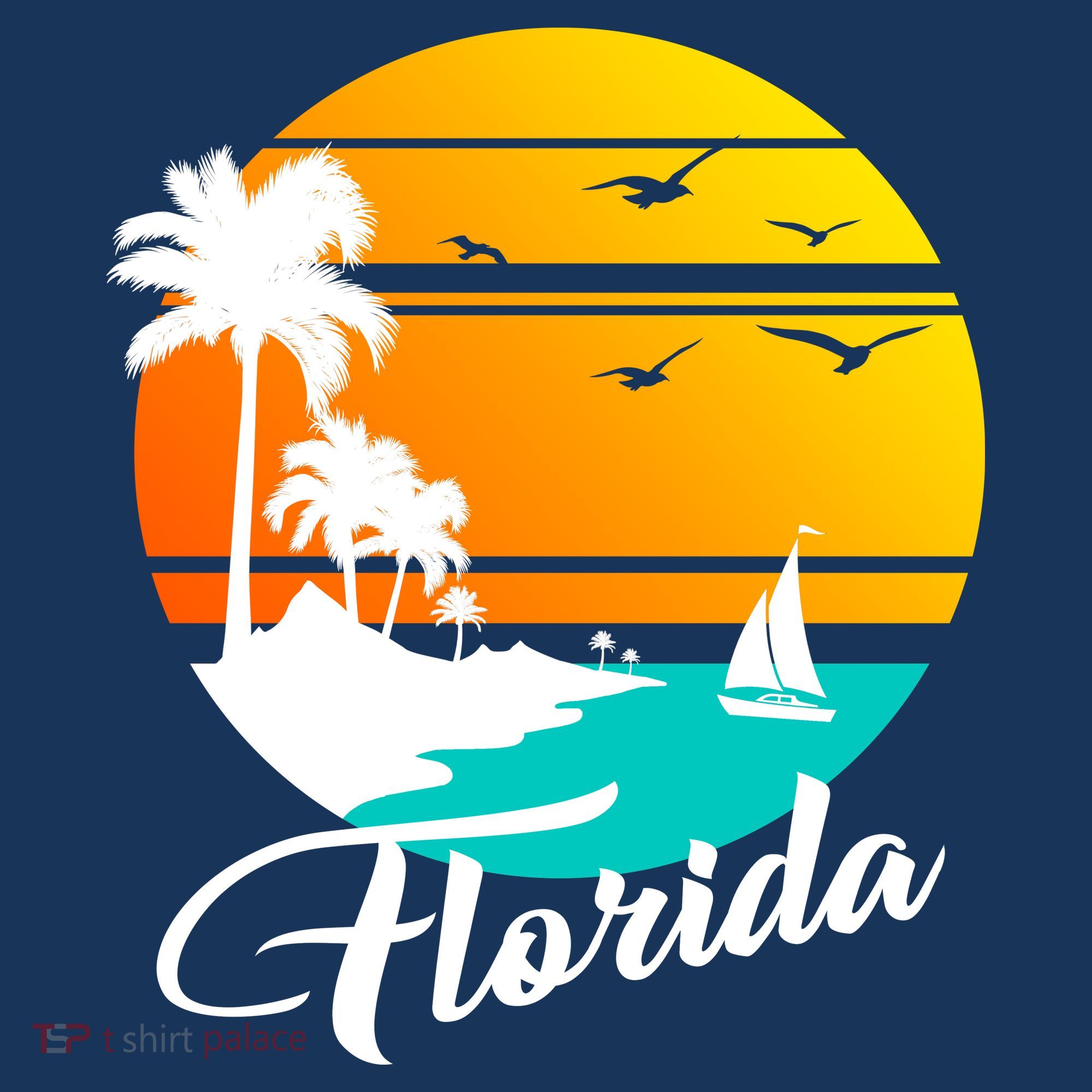 Florida Beach Sunset Polo