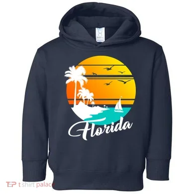 Florida Beach Sunset Toddler Hoodie