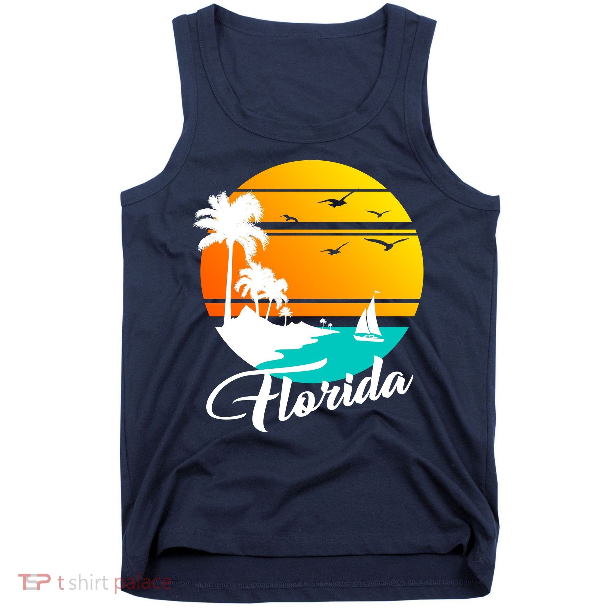 Florida Beach Sunset Tank Top