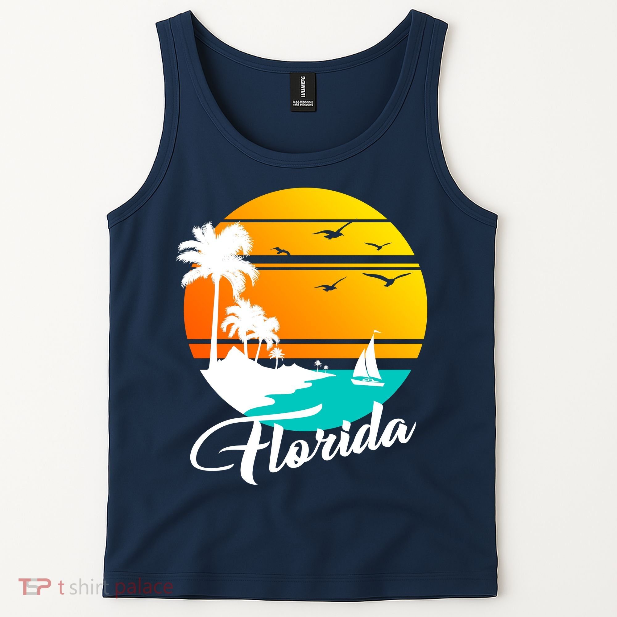 Florida Beach Sunset Tank Top