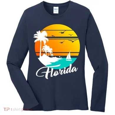 Florida Beach Sunset Women's Long Sleeve Shirt
