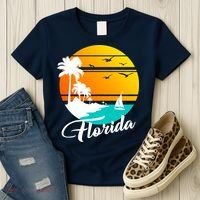 Florida Beach Sunset Women's T-Shirt thumb 3