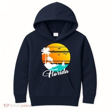 Florida Beach Sunset Kids Hoodie