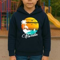 Florida Beach Sunset Kids Hoodie thumb 3