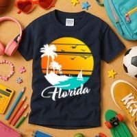 Florida Beach Sunset Kids T-Shirt thumb 3