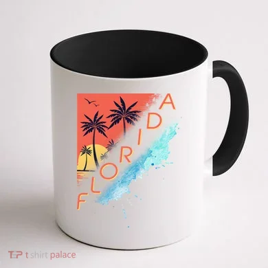 Florida Beach Vacation Coffee Mug back