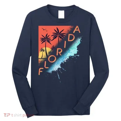 Florida Beach Vacation Long Sleeve Shirt