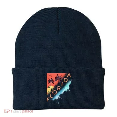 Florida Beach Vacation Beanie
