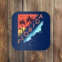 Florida Beach Vacation Coaster thumb 0