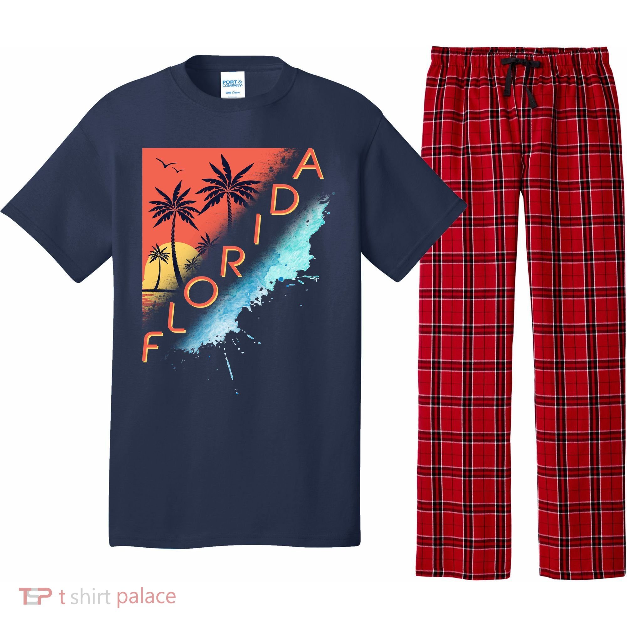 Florida Beach Vacation Pajama Set