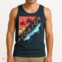 Florida Beach Vacation Tank Top thumb 3