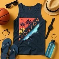 Florida Beach Vacation Tank Top thumb 4
