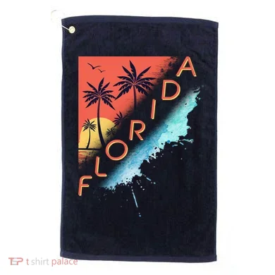 Florida Beach Vacation Golf Towel