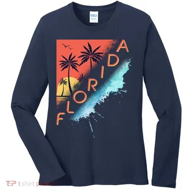 Florida Beach Vacation Women's Long Sleeve Shirt