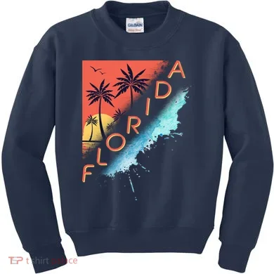 Florida Beach Vacation Kids Sweatshirt