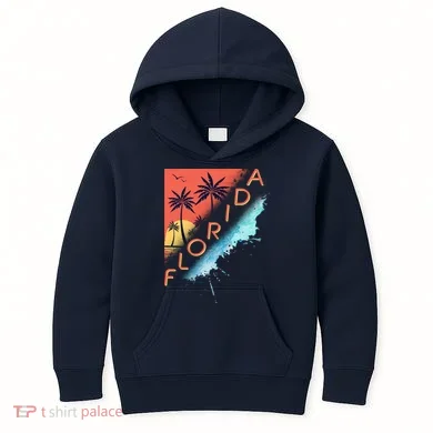 Florida Beach Vacation Kids Hoodie