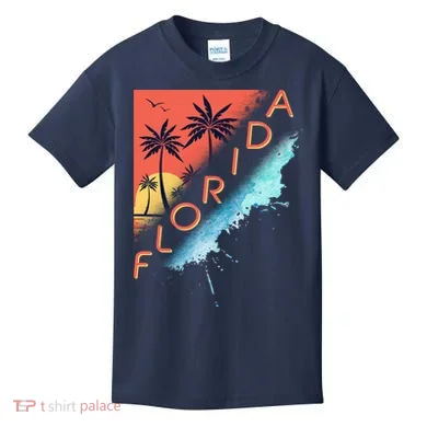 Florida Beach Vacation Kids T-Shirt