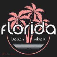Florida Beach Vibes Retro  Women's Sweatshirt thumb 2