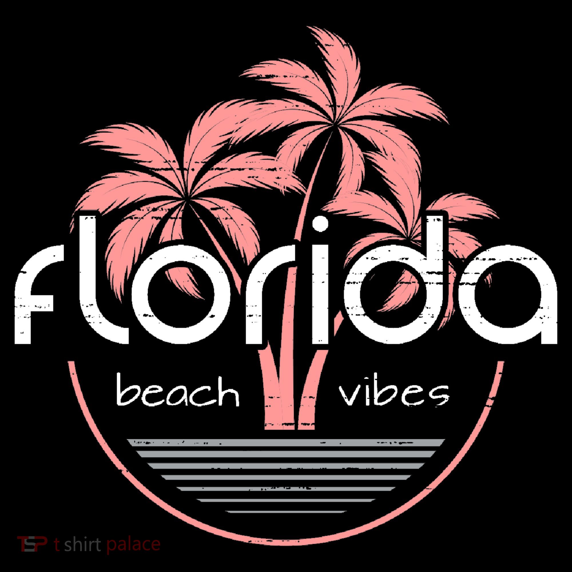 Florida Beach Vibes Retro  Doggie Tank