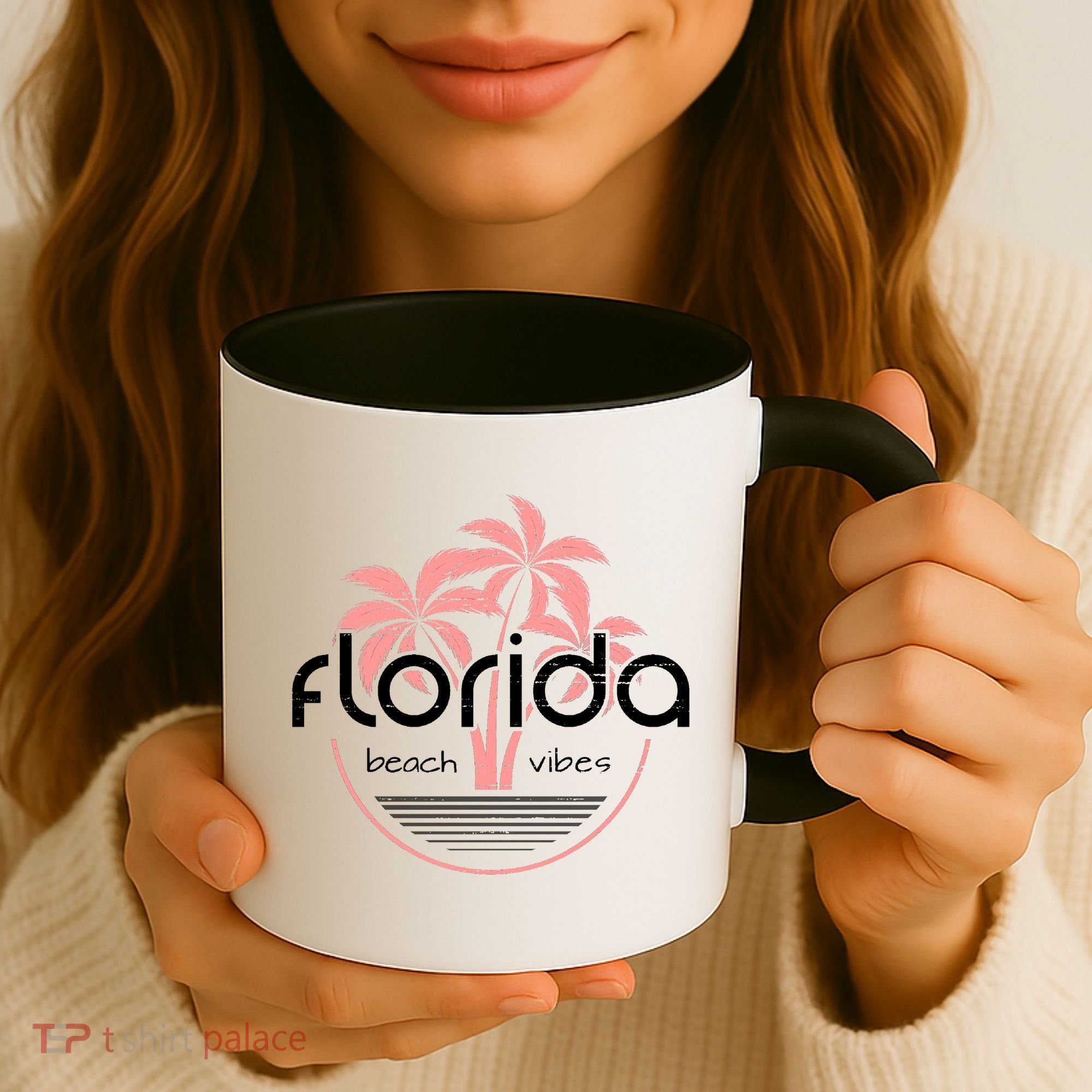 Florida Beach Vibes Retro  Coffee Mug