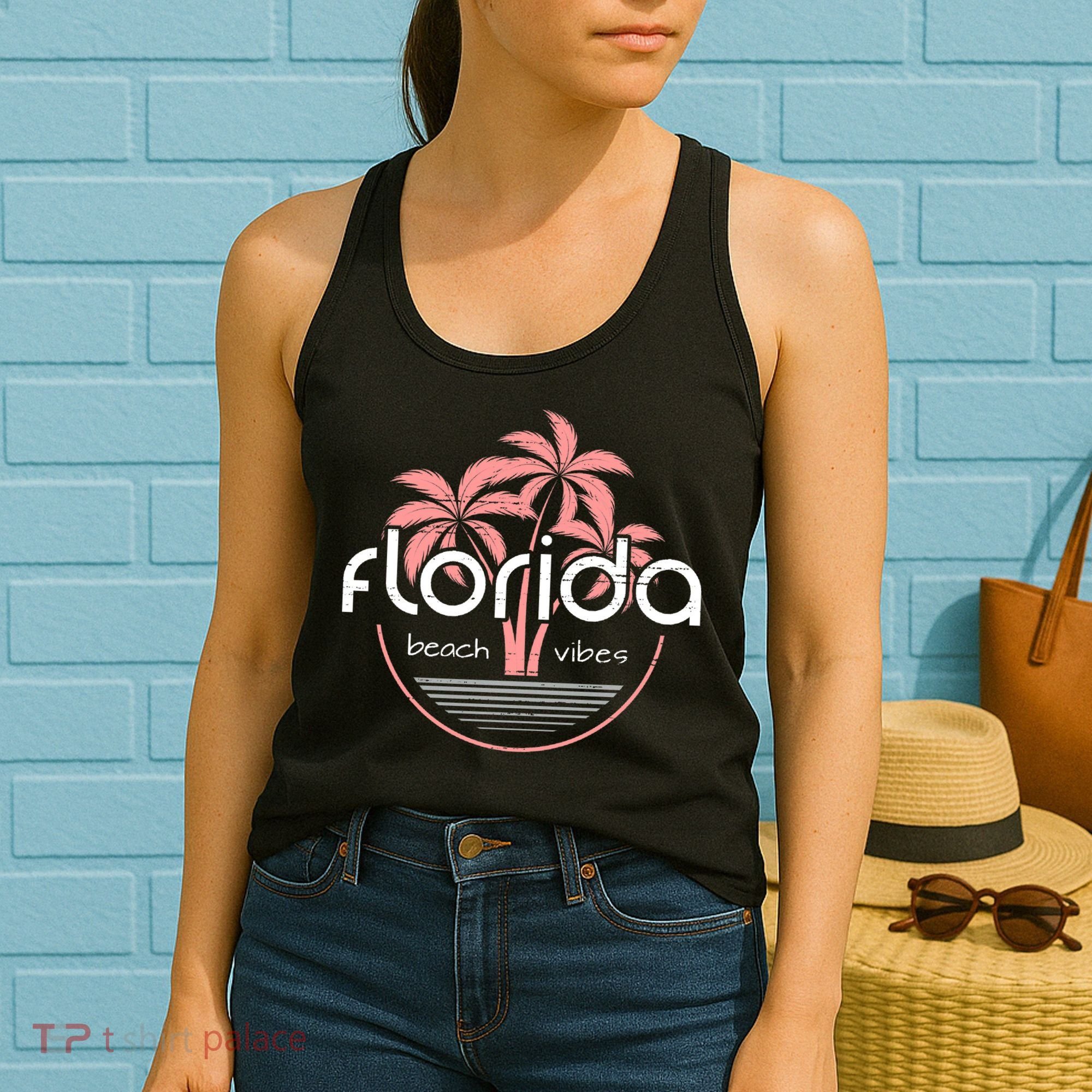 Florida Beach Vibes Retro  Women's Tank Top