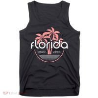 Florida Beach Vibes Retro  Tank Top thumb 0