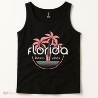 Florida Beach Vibes Retro  Tank Top thumb 2