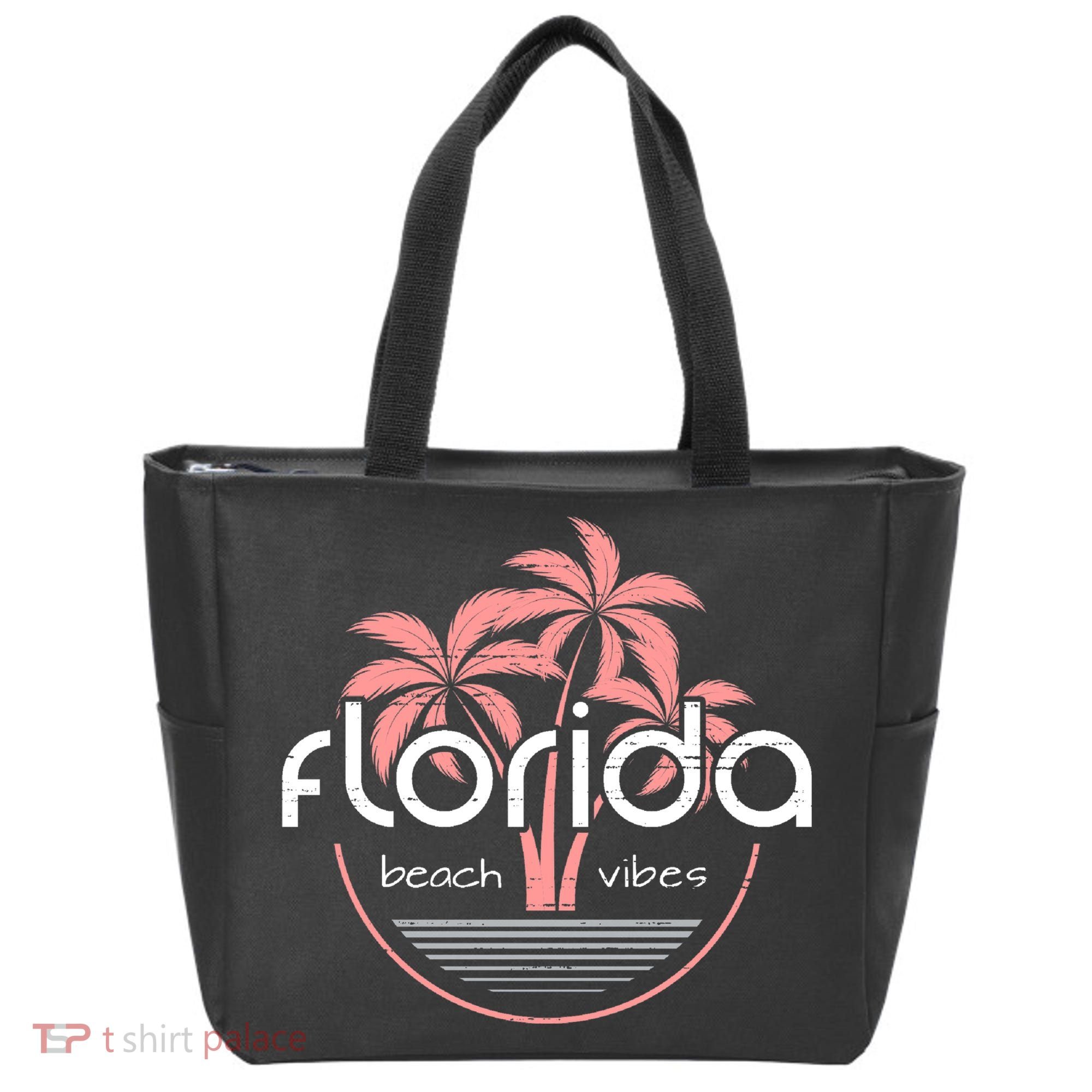 Florida Beach Vibes Retro  Tote Bag