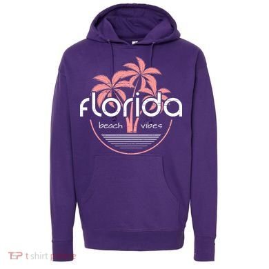 Florida Beach Vibes Retro  Hoodie