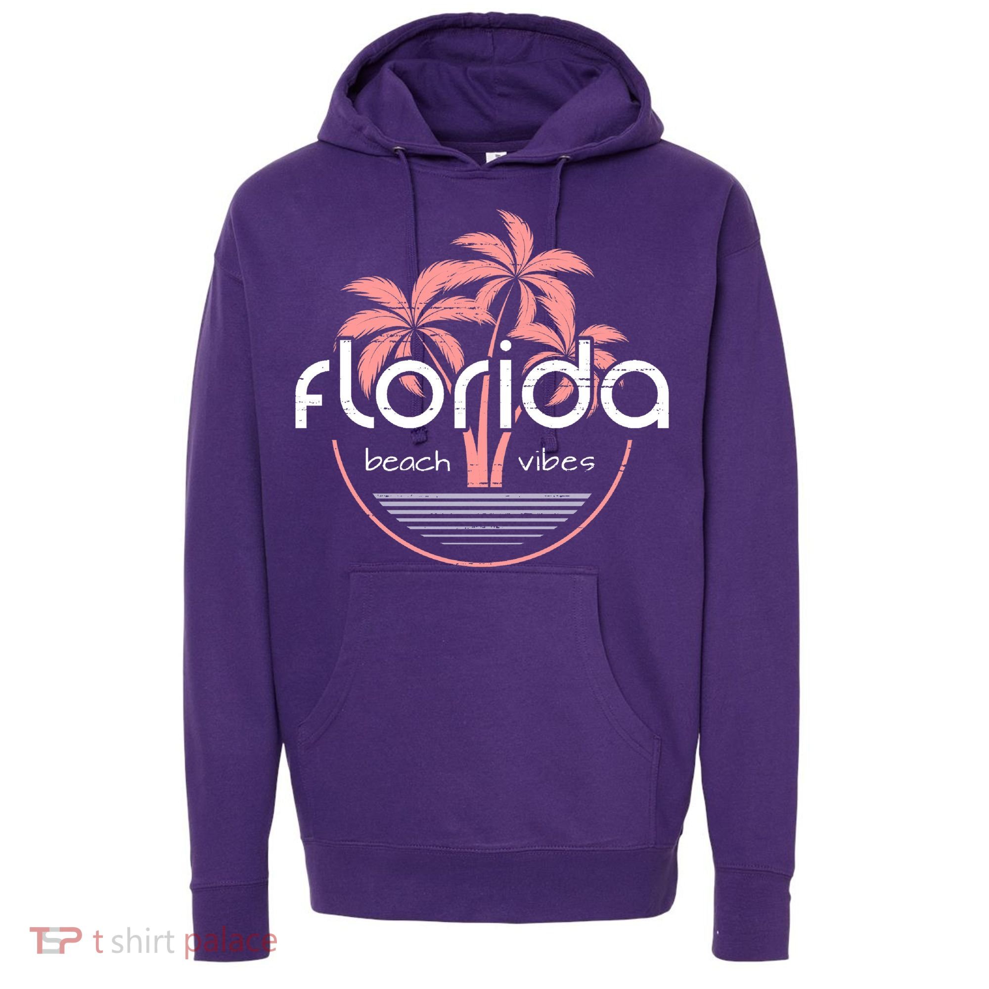 Florida Beach Vibes Retro  Hoodie