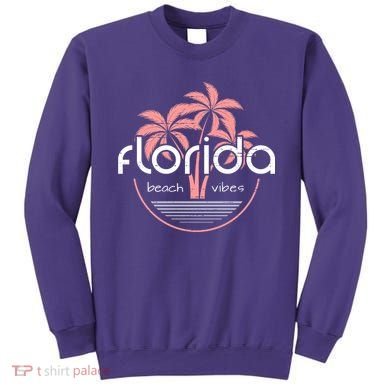 Florida Beach Vibes Retro  Sweatshirt