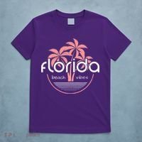 Florida Beach Vibes Retro  T-Shirt thumb 5