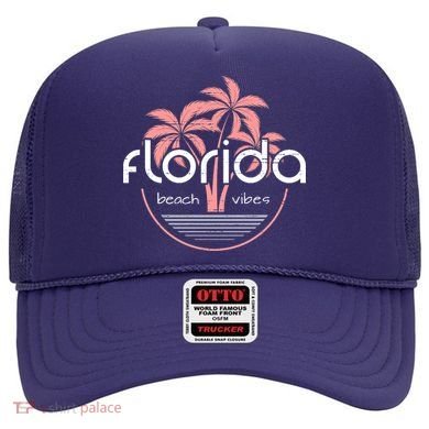 Florida Beach Vibes Retro  Hat