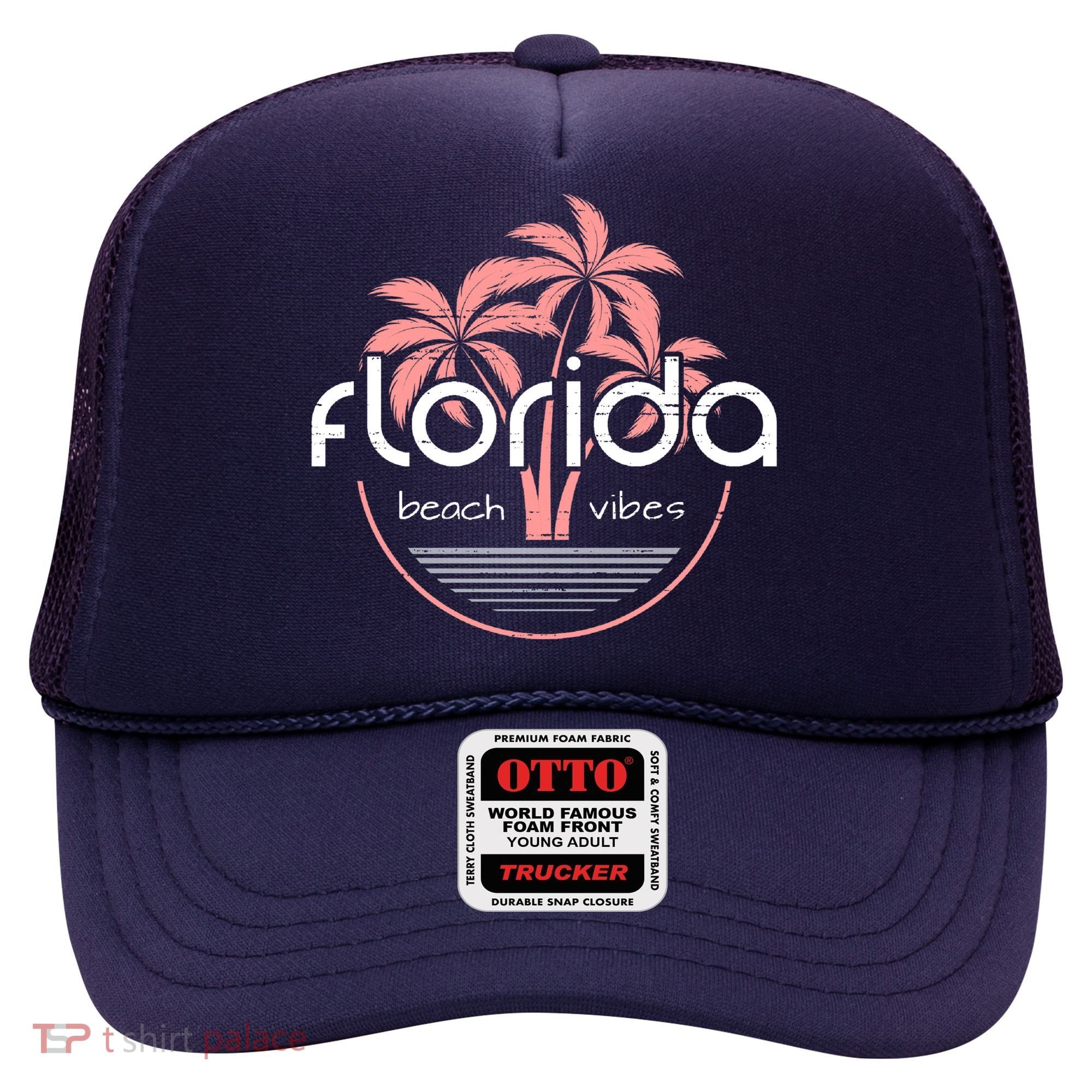 Florida Beach Vibes Retro  Hat